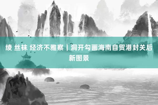 绫 丝袜 经济不雅察｜洞开勾画海南自贸港封关后新图景